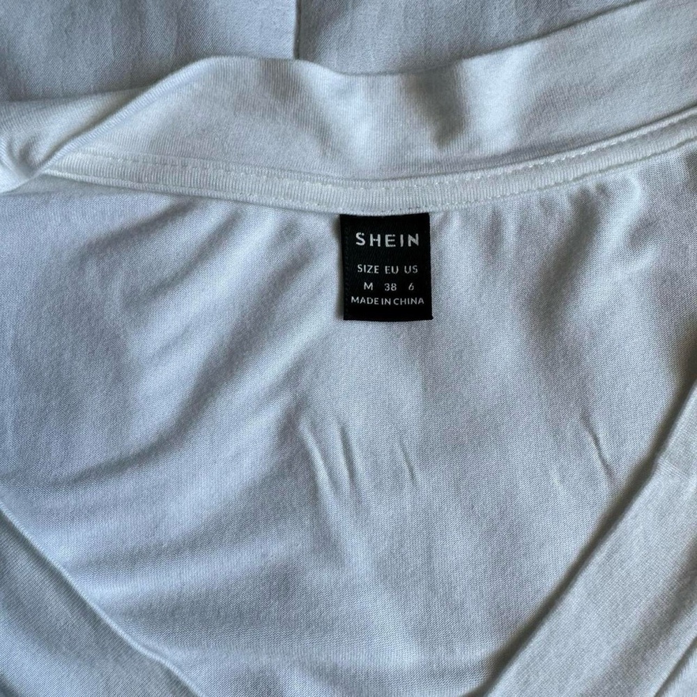 SHEIN white basic long sleeve - Picture 2 of 2